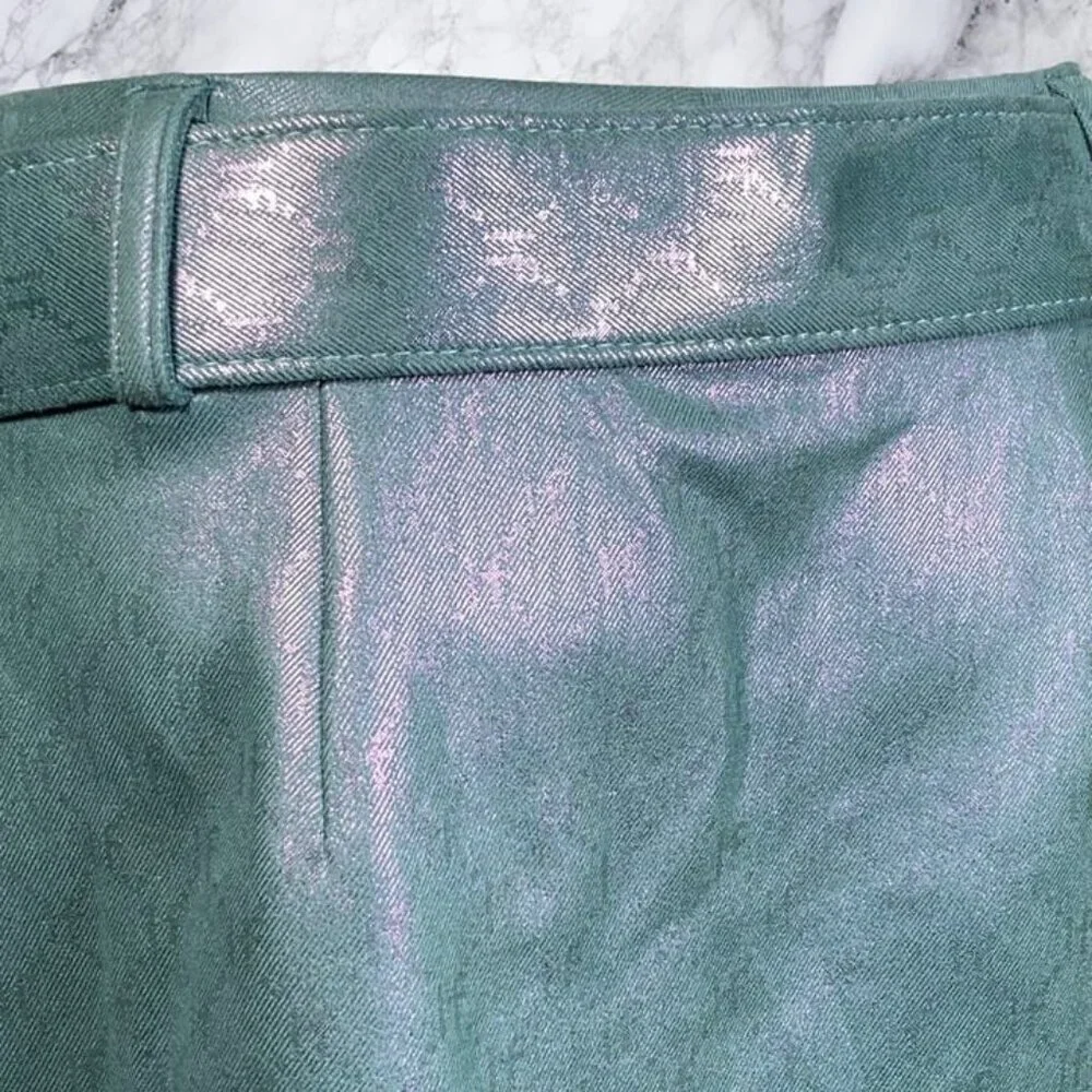 Superdown Kiki Mini Skirt - Metallic Blue